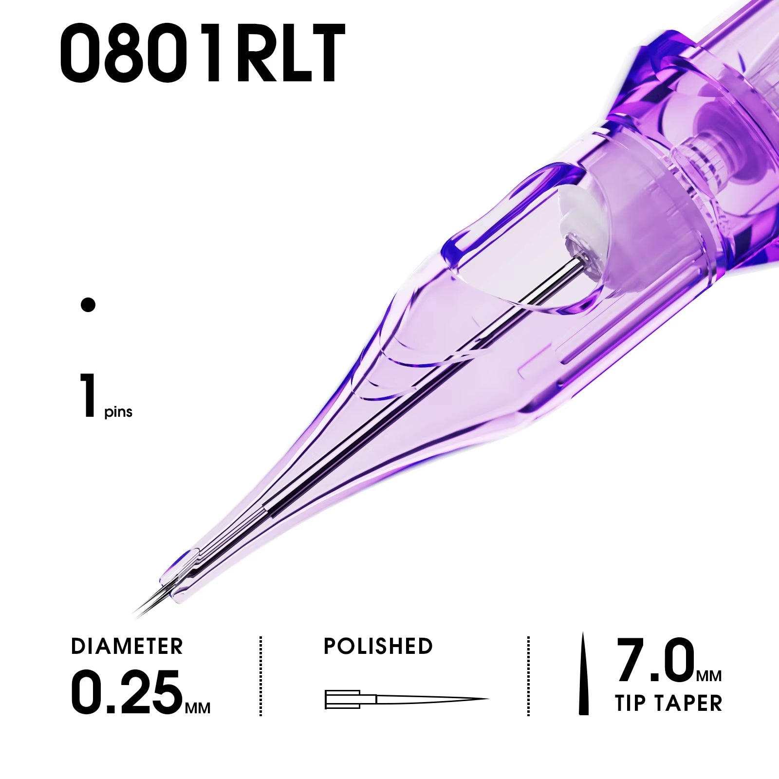 Mast Pro Tattoo Cartridge Needles RL 20 Pcs Disposable Permanent Makeup or Body Art Needles 0.18/0.25/0.30/0.35 Tattoo Supplies