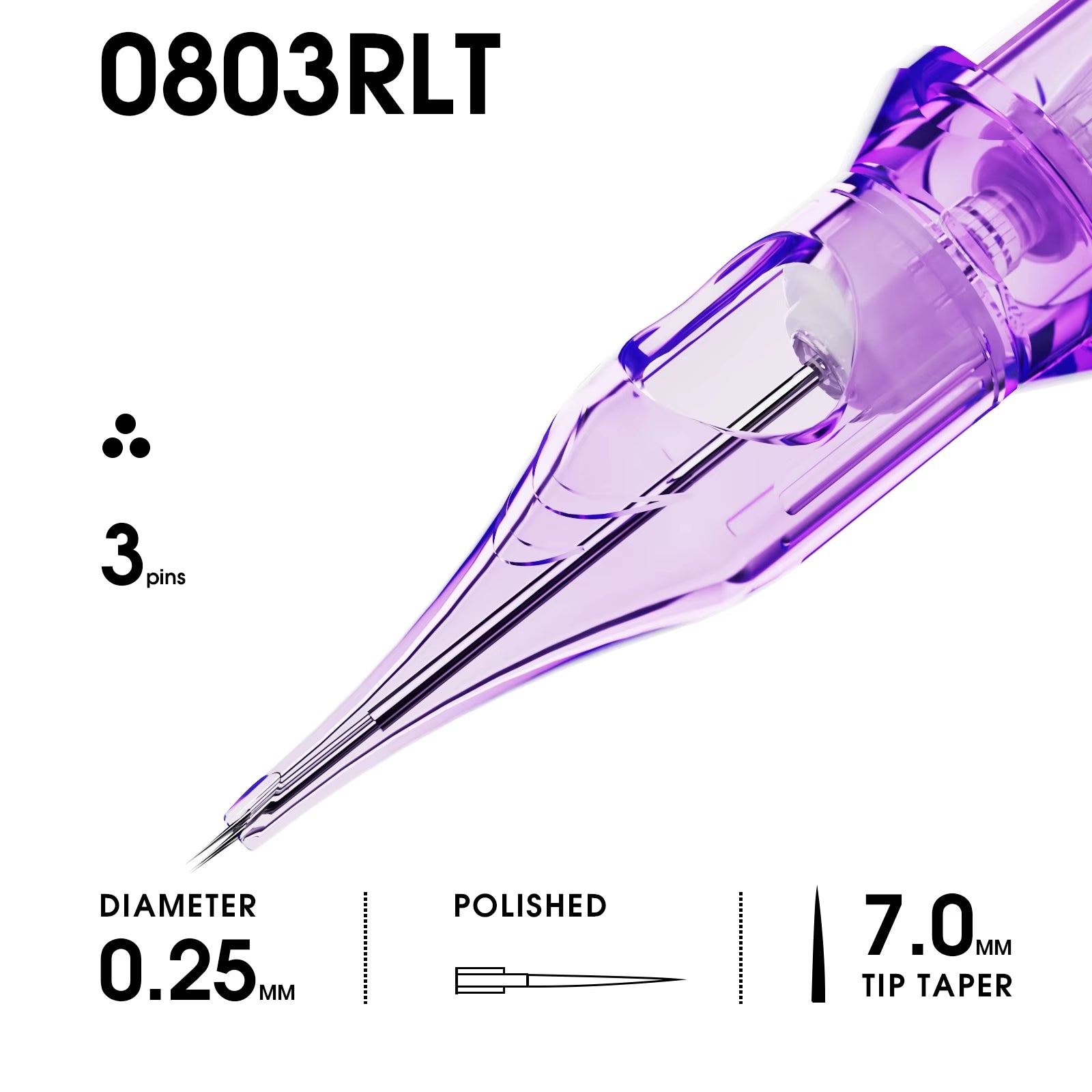 Mast Pro Tattoo Cartridge Needles RL 20 Pcs Disposable Permanent Makeup or Body Art Needles 0.18/0.25/0.30/0.35 Tattoo Supplies