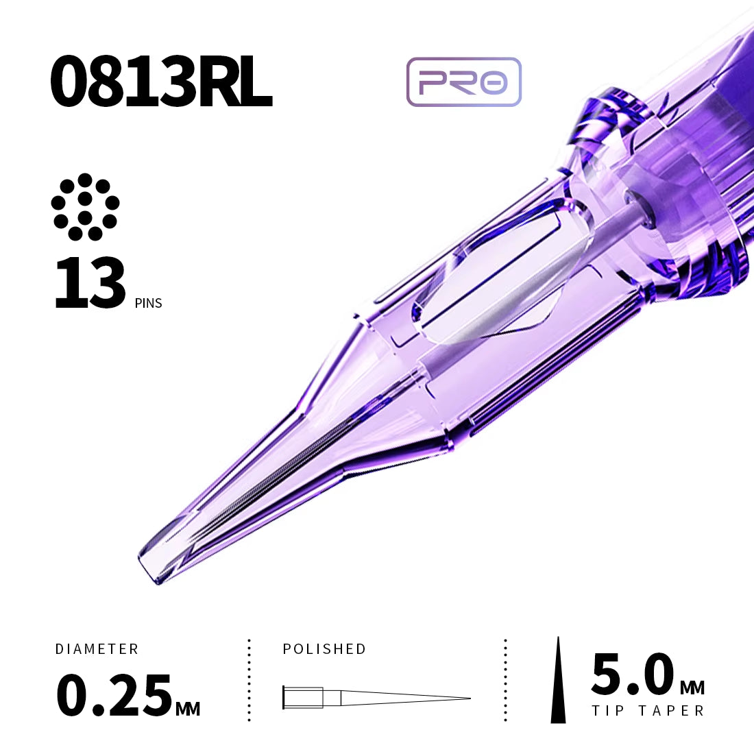Mast Pro Tattoo Cartridge Needles RL 20 Pcs Disposable Permanent Makeup or Body Art Needles 0.18/0.25/0.30/0.35 Tattoo Supplies